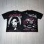 HELLSTAR Beautiful People Tour Vintage Washed Short Sleeve Tee Black Streetwear T‑Shirt