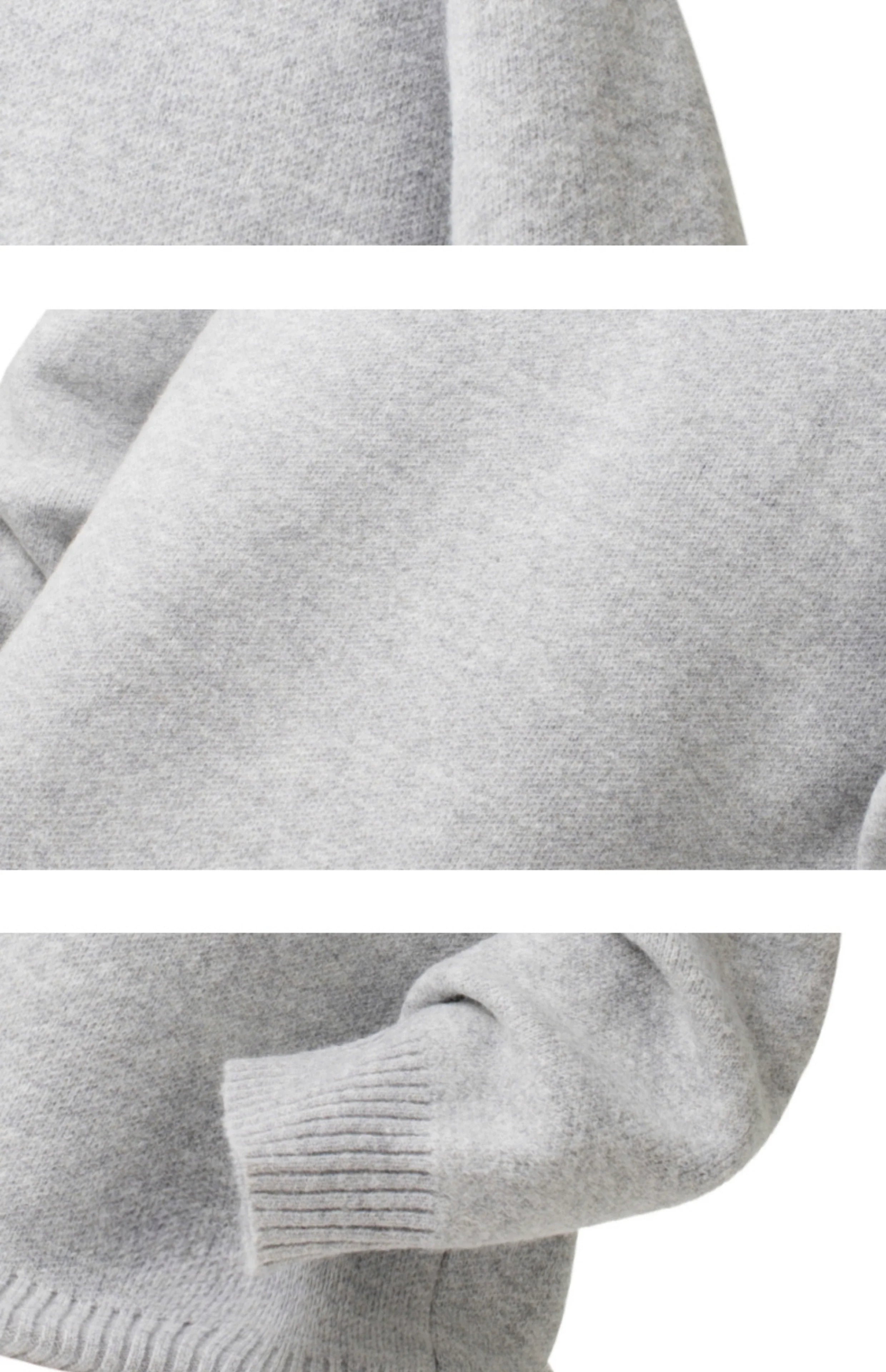 Round Neck Thick Knit Sweater