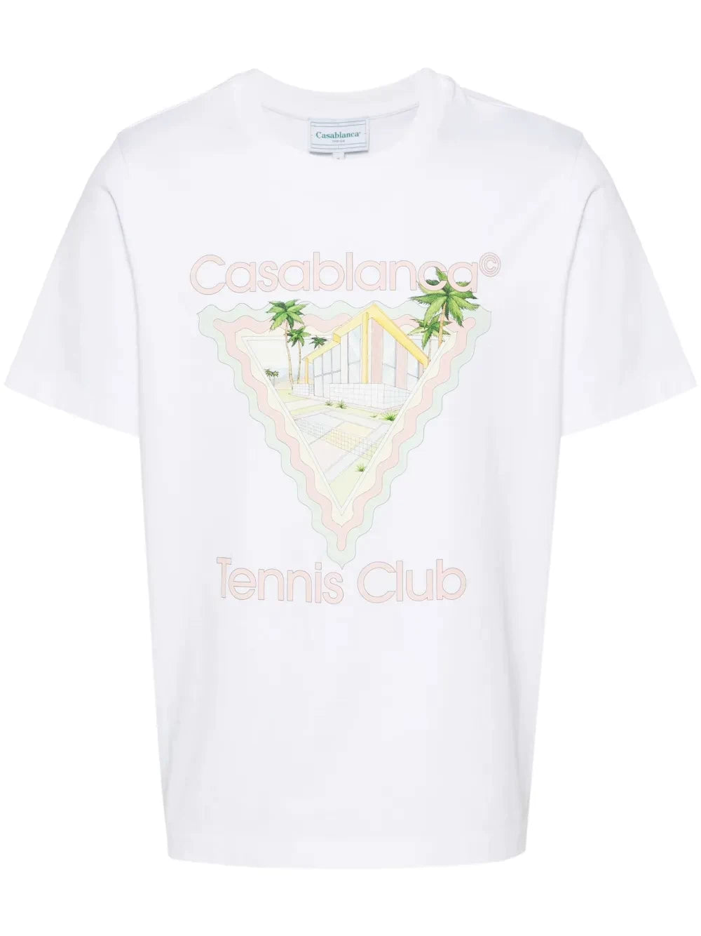 Casablanca Tennis Club Palm Triangle Graphic T-Shirt