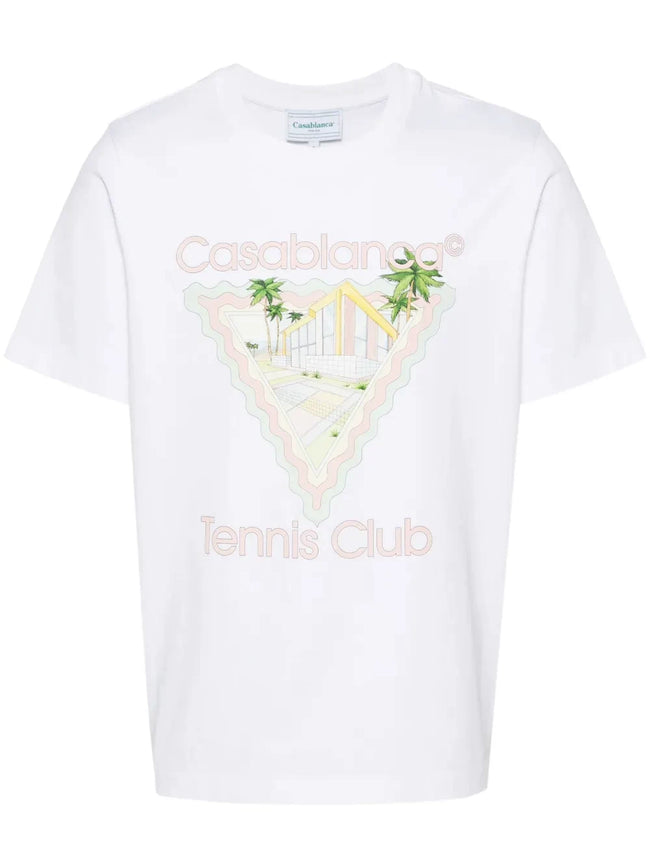 Casablanca Tennis Club Palm Triangle Graphic T-Shirt Hover Image