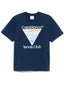 Casablanca Tennis Club Ocean Wave Triangle Navy Short Sleeve T-Shirt