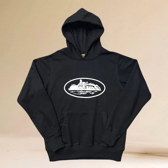 Corteiz Alcatraz Island Heavyweight Hoodie black Hover Image