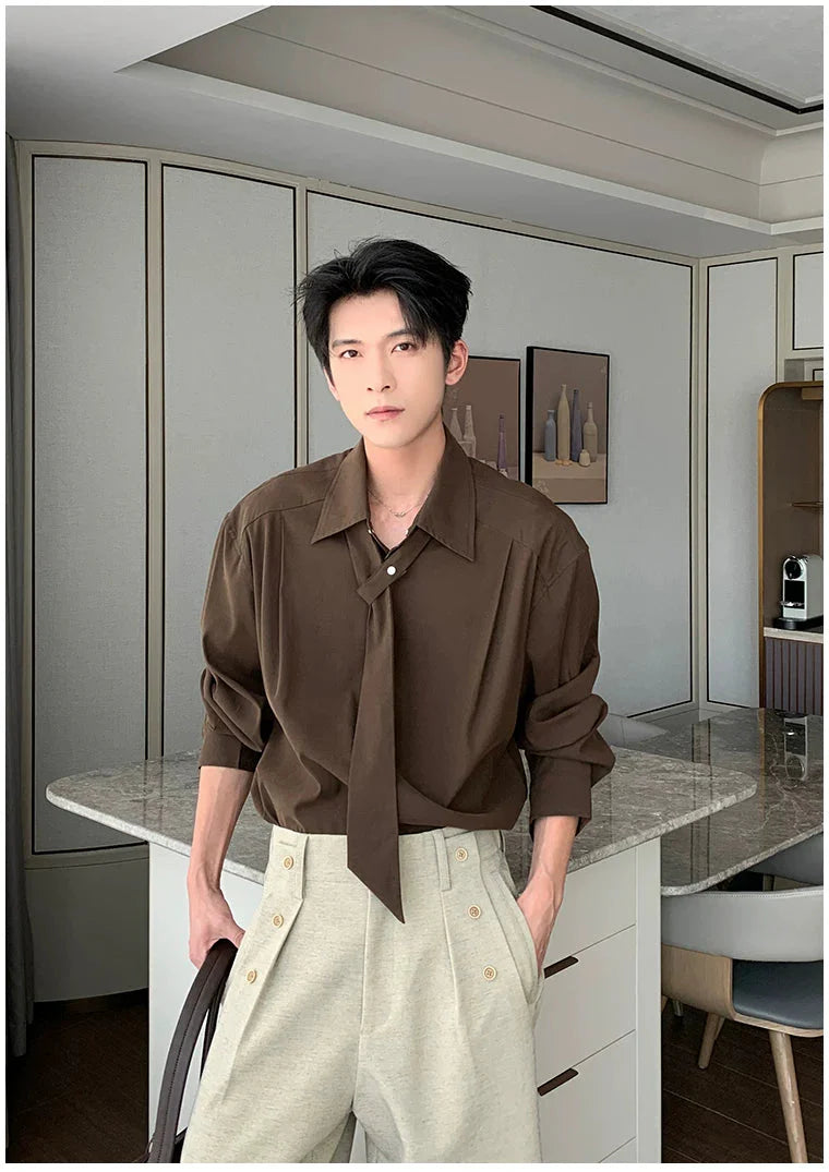Wrinkle-Free Long Sleeve Casual Shirt