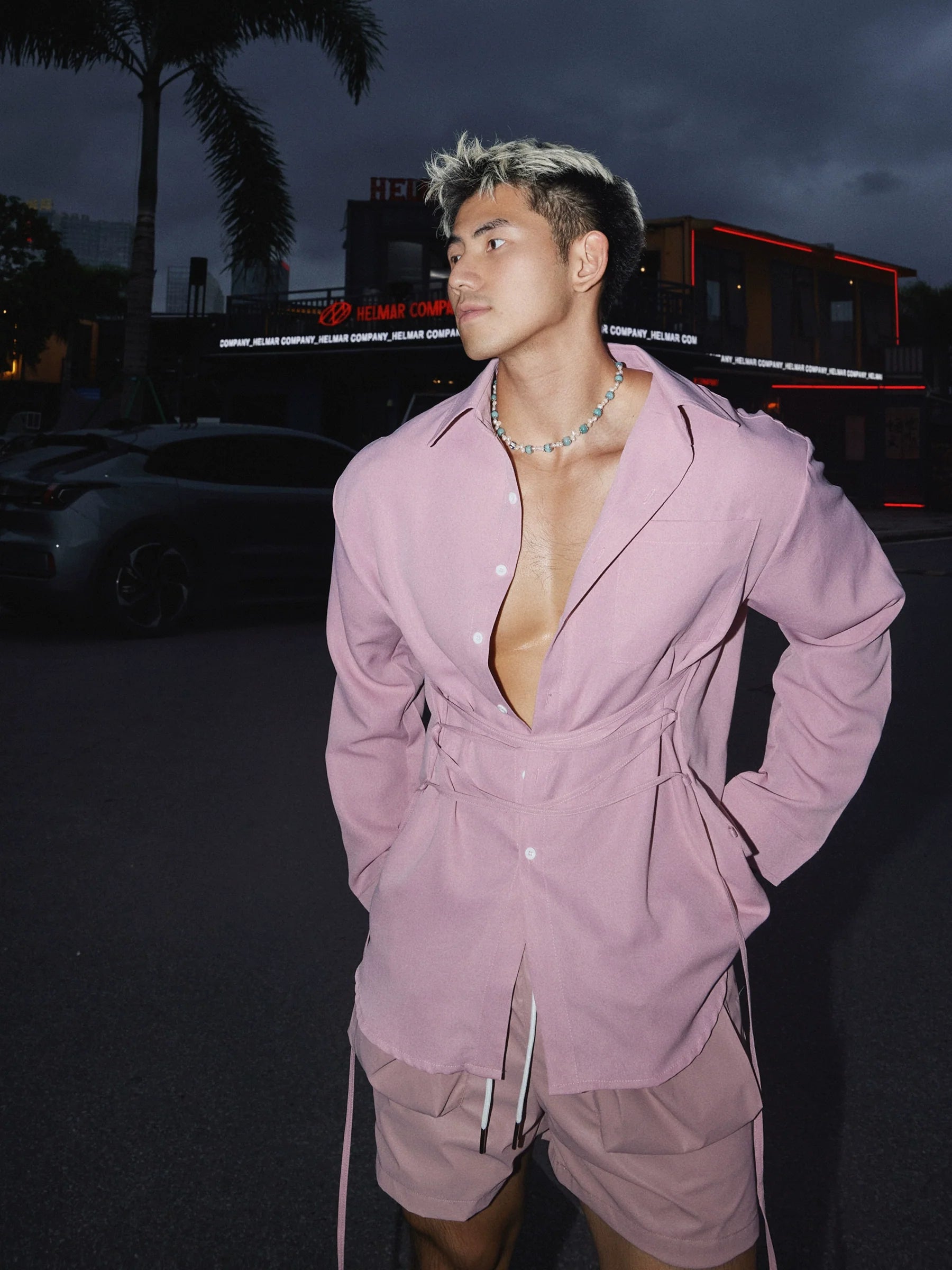 Tie-Up Casual Shirt