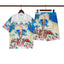 Casablanca Castle Mountain Landscape Allover Print Shirt & Shorts Two Piece Set