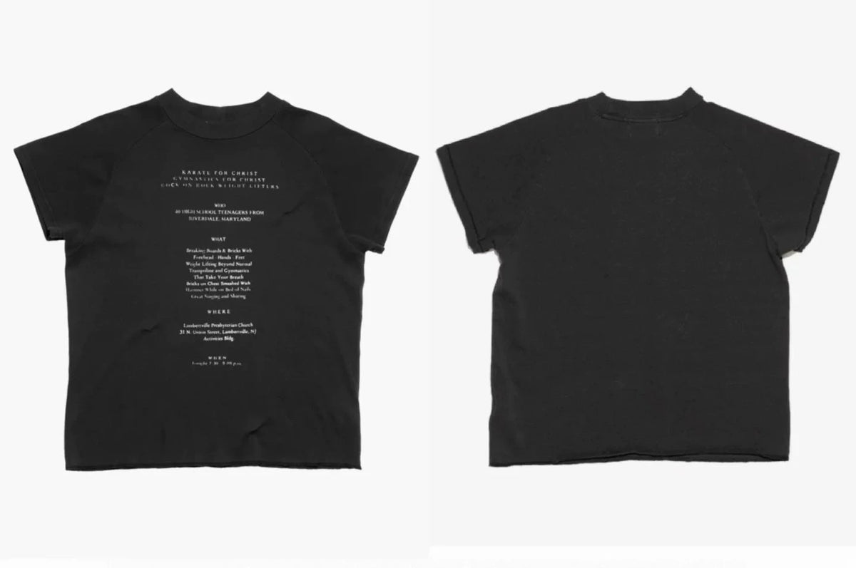 Enfants Riches Déprimés Black Front Statement Text Tee