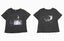 Enfants Riches Déprimés Blue Text Dual Graphic Black Tee
