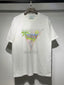 Casablanca Tennis Club Triangle Building Graphic White Short Sleeve T-Shirt Unisex