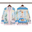 Casablanca Pastel Palace Floral Scenery Long Sleeve Overshirt Jacket Unisex