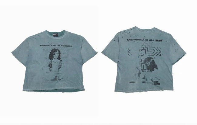 Enfants Riches Déprimés Washed Blue Dual Portrait Tee Hover Image