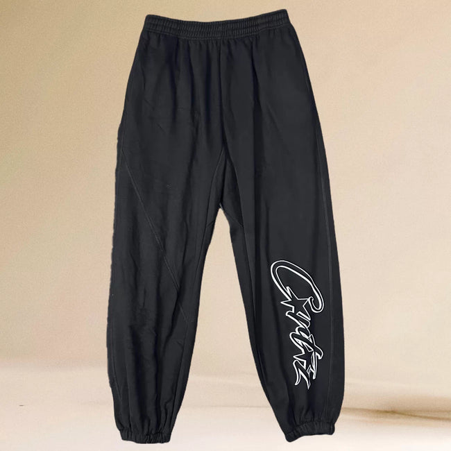 Corteiz Signature Script Heavyweight Sweatpants black Hover Image