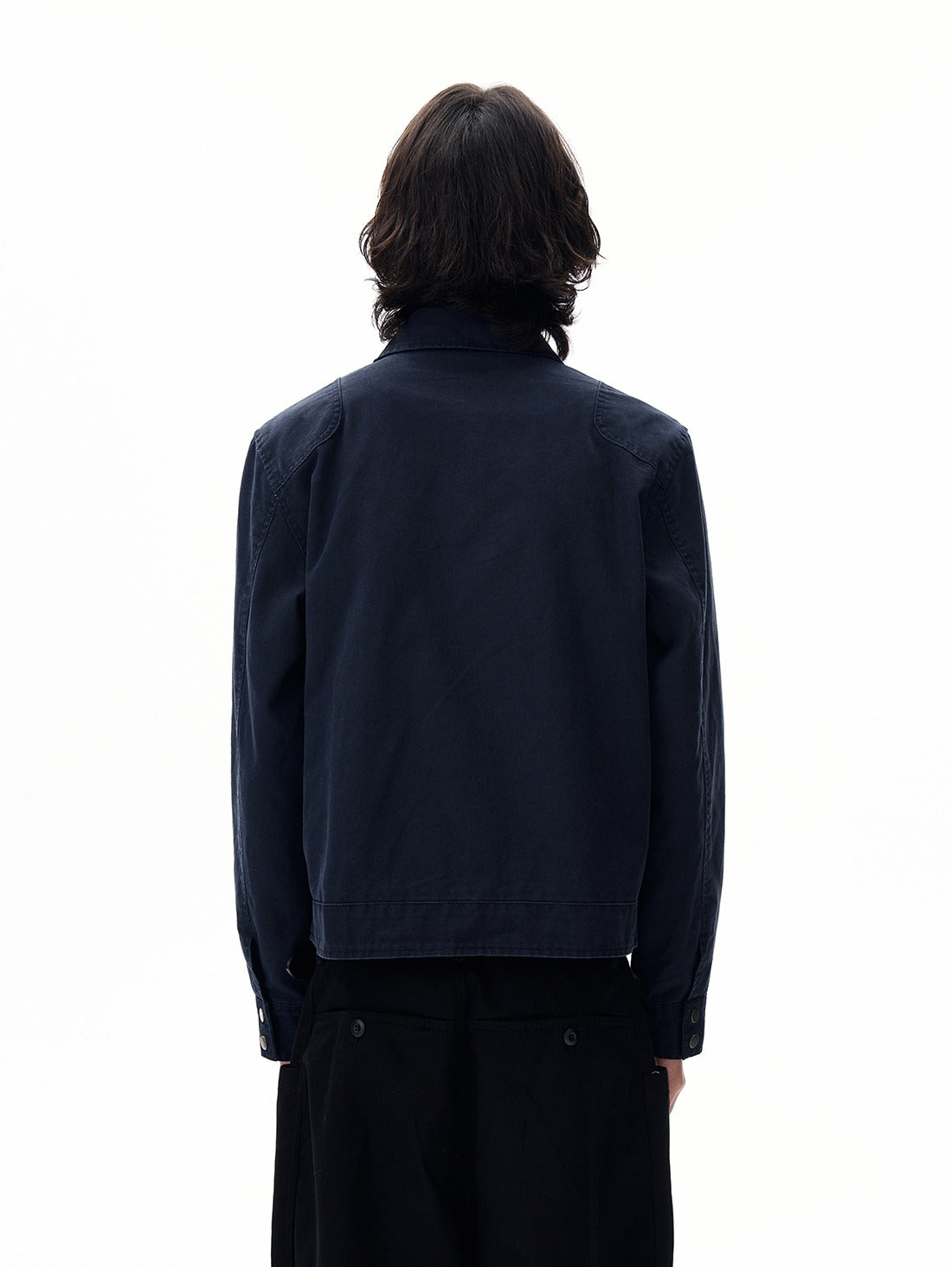 Aircraft Button Short Work Jacket