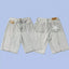 Corteiz Back Star Embroidery Heavyweight Denim Shorts Grey