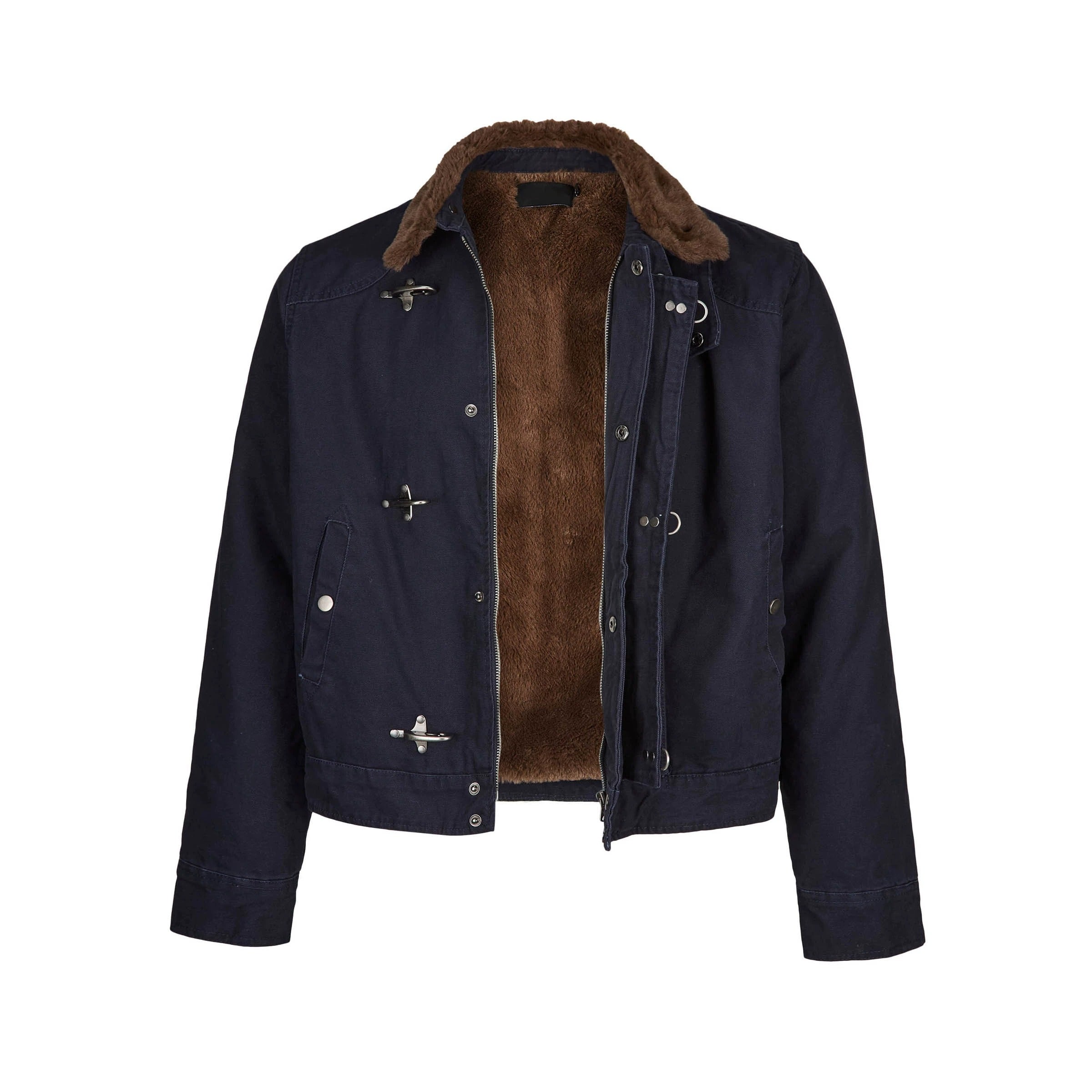 Aircraft Button Short Work Jacket