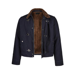 Aircraft Button Short Work Jacket