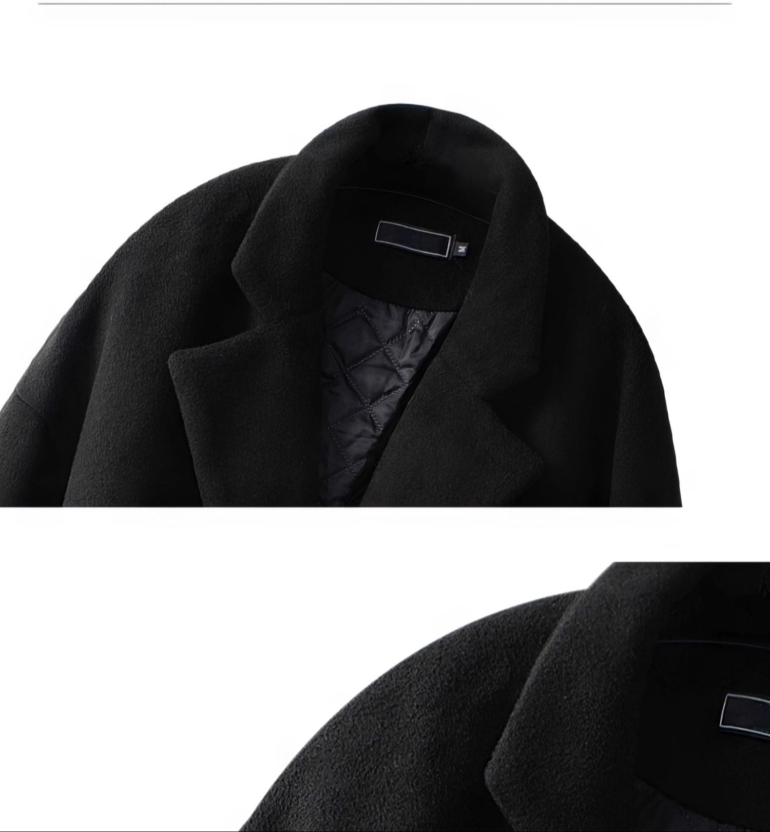 Wool Pockets Long Coat