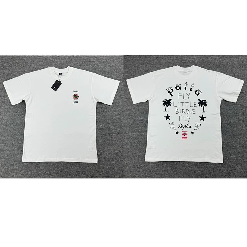 Patta Floral Script Graphic White Short Sleeve T-Shirt Unisex