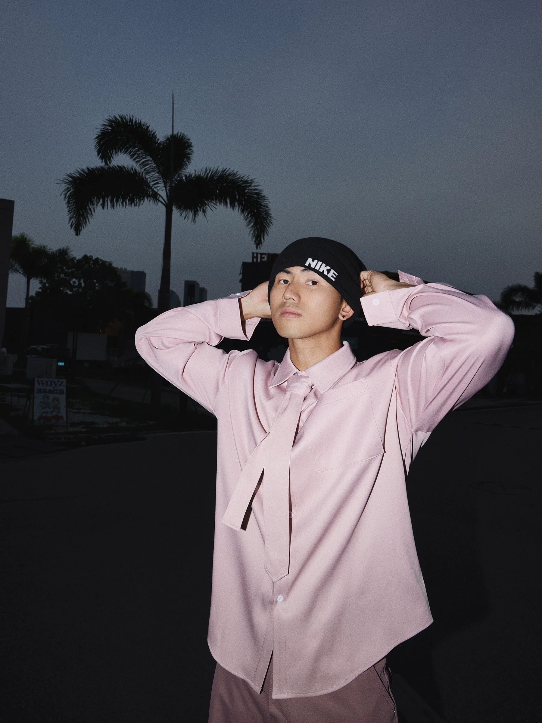 Solid Color Basic Long Sleeve Shirt