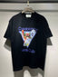 Casablanca Tennis Club Triangle Building Graphic Black Short Sleeve T-Shirt Unisex
