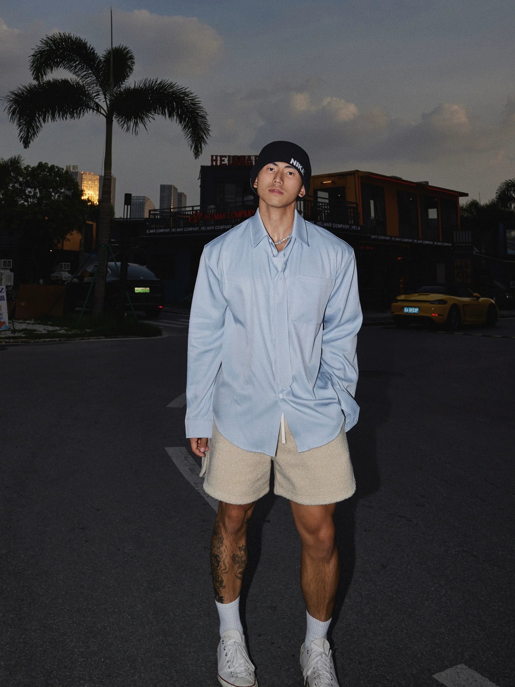 Solid Color Basic Long Sleeve Shirt