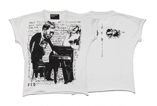 Enfants Riches Déprimés Piano Collage White Baby Tee Hover Image