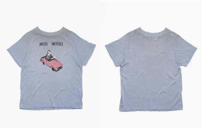 Enfants Riches Déprimés Light Blue Car Graphic Raglan Tee Hover Image