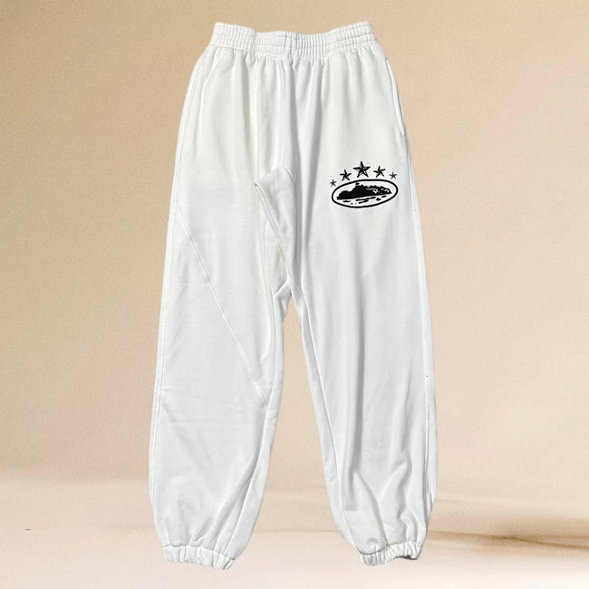 Corteiz 5-Star Devil's Island Heavyweight Sweatpants white Hover Image