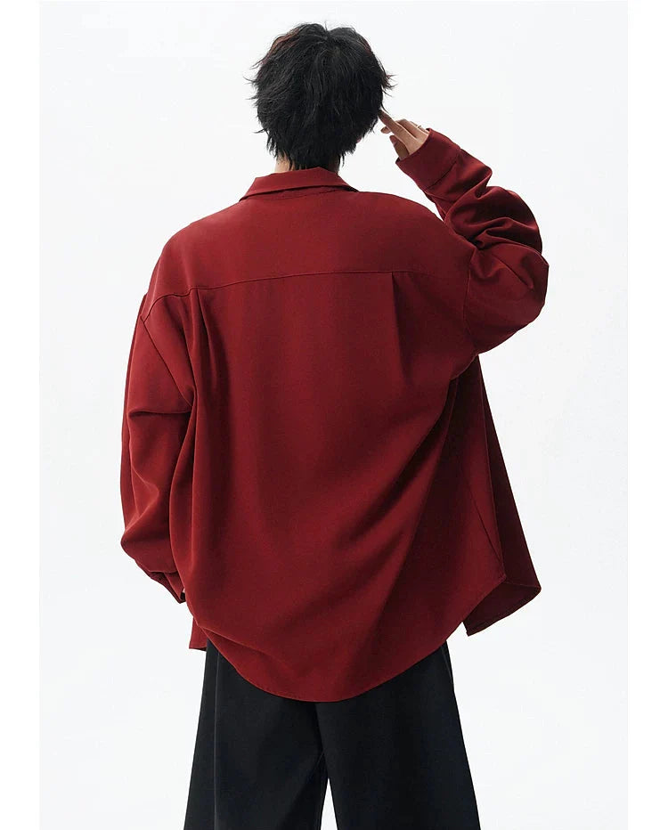Chinese Style Metal Button Shirt
