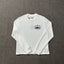 Corteiz Alcatraz 4-Star Logo Long Sleeve Thermal Tee - White
