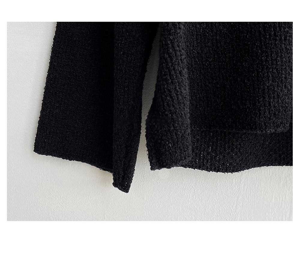 Lightweight Knitted Long Sleeve Pullover