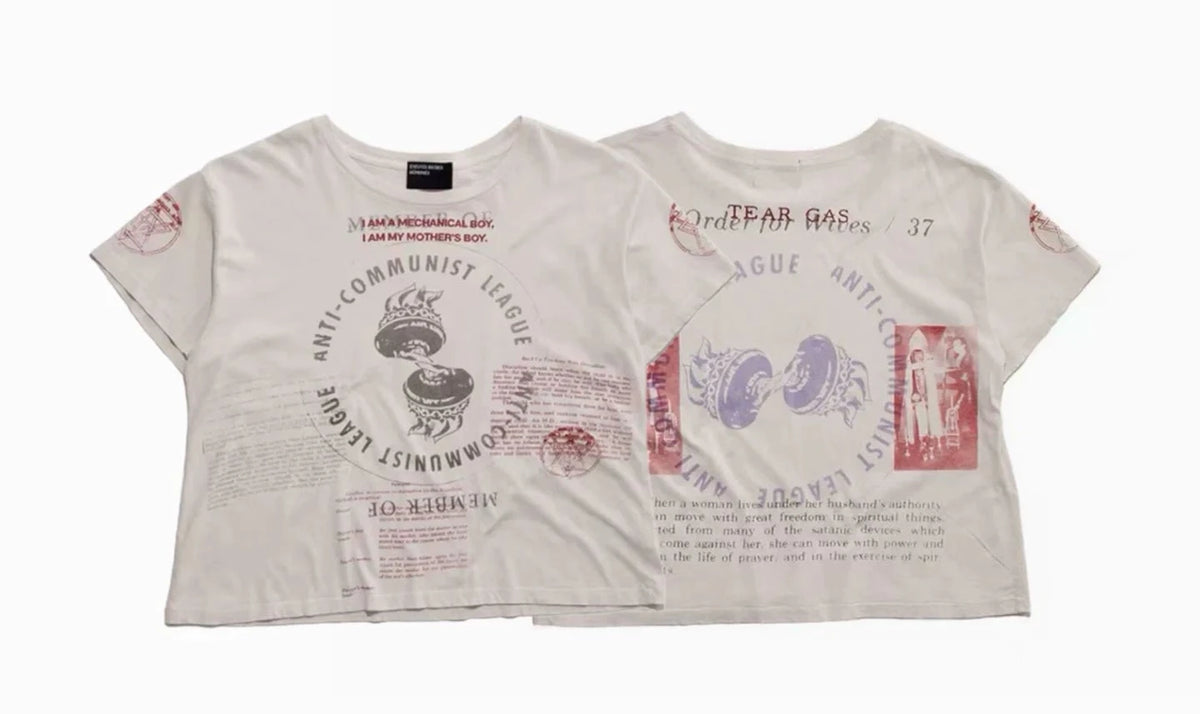 Enfants Riches Déprimés Stamp Collage Off-White Dual Print Tee