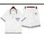 Casablanca Striped Collar Tennis Club Shirt & Shorts Two Piece Set