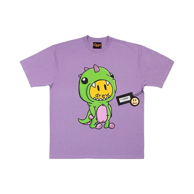 Drew House Dinosaur Graphic Short Sleeve Tee, Lavender Purple Hover Image