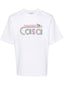 Casablanca Colorful Cursive Casa Graphic Short Sleeve T-Shirt