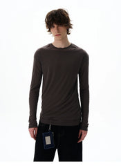 Double-Layer Collar Long-Sleeve Pullover
