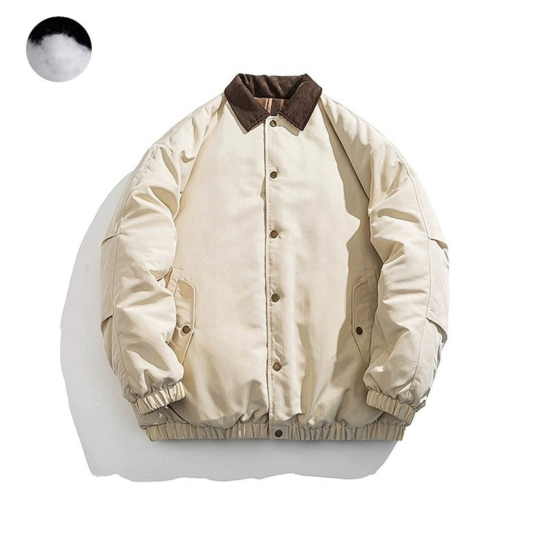 Corduroy Collar Bomber Jacket