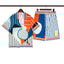Casablanca Tennis Racket Geometric Collage Allover Print Shirt & Shorts Two Piece Set