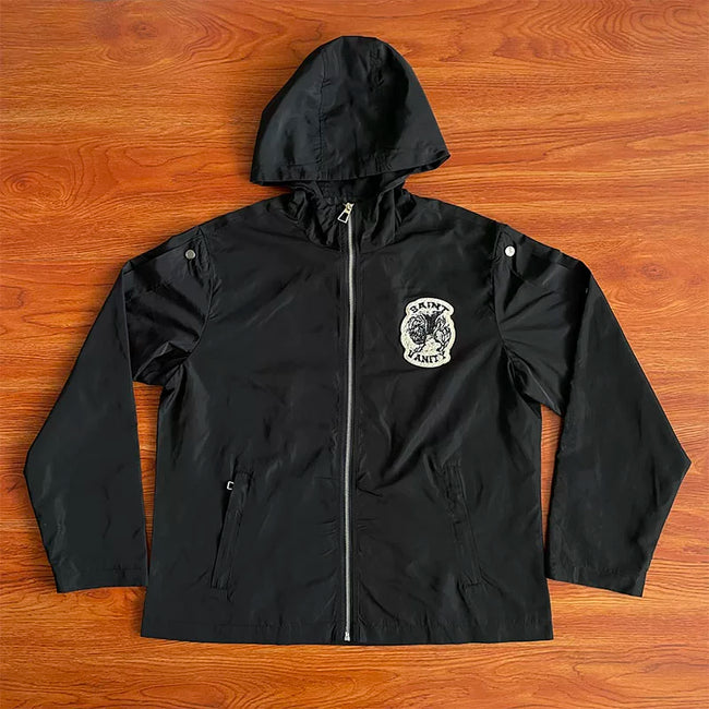 Saint Vanity Utility Hooded Zip Jacket - Black Hover Image