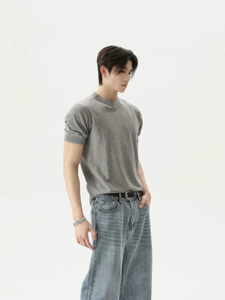 Round Neck Short Sleeve T-shirt