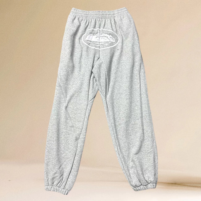 Corteiz Alcatraz Island Heavyweight Sweatpants grey Hover Image