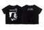Enfants Riches Déprimés Hebrew Text Portrait Black Tee