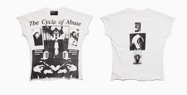 Enfants Riches Déprimés The Cycle Of Abuse White Baby Tee Hover Image
