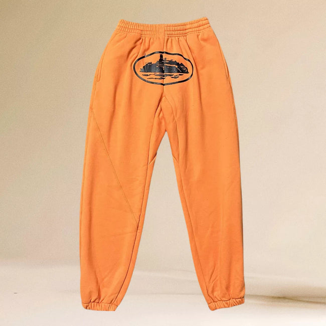 Corteiz Alcatraz Island Heavyweight Sweatpants orange Hover Image