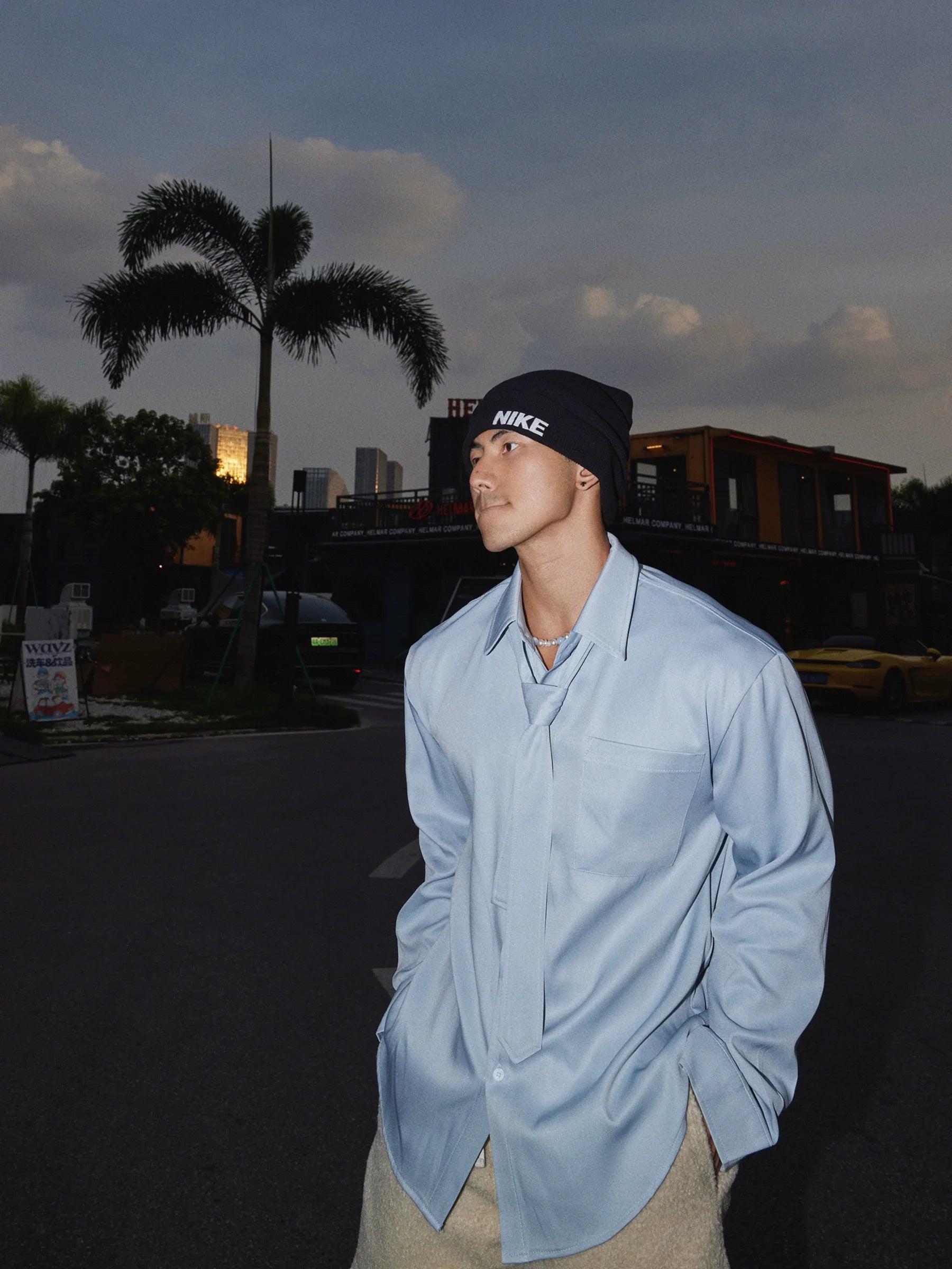 Solid Color Basic Long Sleeve Shirt