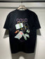 Casablanca Tennis Equipment Collage Graphic Black Short Sleeve T-Shirt Unisex