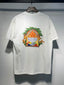 Casablanca Orange Trophy Fruit Art Graphic White Short Sleeve T-Shirt Unisex