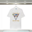 Casablanca Tennis Club Gold Triangle Landscape White Short Sleeve T-Shirt