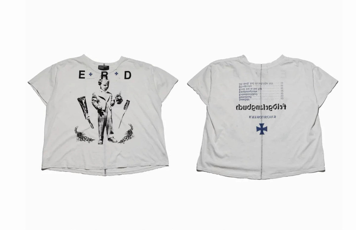 Enfants Riches Déprimés Dual Graphic Print White Tee
