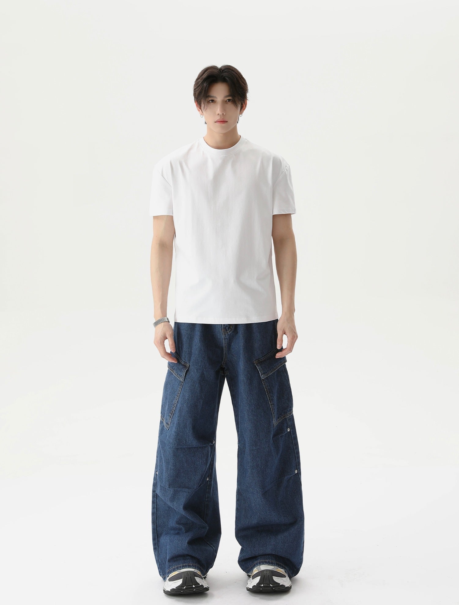 Round Neck Slim Fit Short Sleeve T-shirt