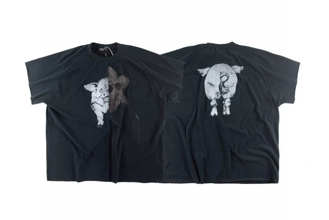 Enfants Riches Déprimés Black Dual Goat Graphic Tee